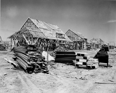 Construction of Levittown was famously quick: a home was reportedly built every 16 minutes.