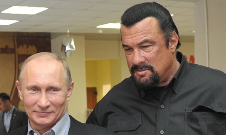 Vladimir Putin and Steven Seagal.