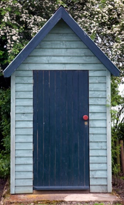 Garden shed at Bromley Hall.