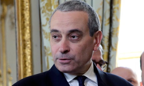 Laurent Stefanini at the Elysée Palace in Paris  on Wednesday.
