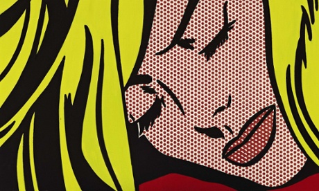 Roy Lichtenstein's comic book-inspired painting Sleeping Girl.