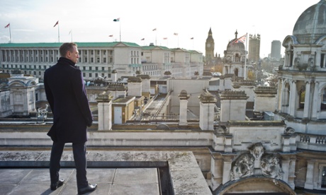 Daniel Craig stars as James Bond in Skyfall.