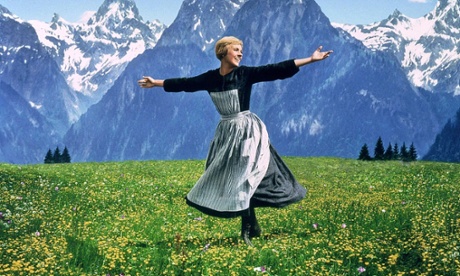 The hills are alive: Julie Andrews.