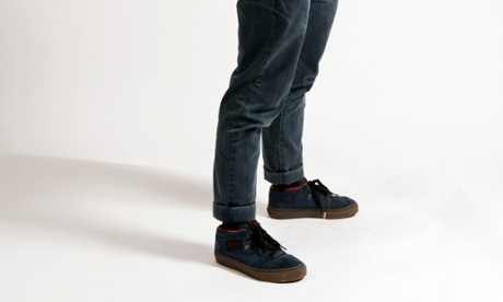 Fred McConnell shows off his shoes.