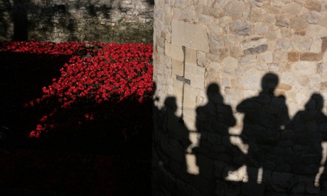 Poppies at the Tower of London.