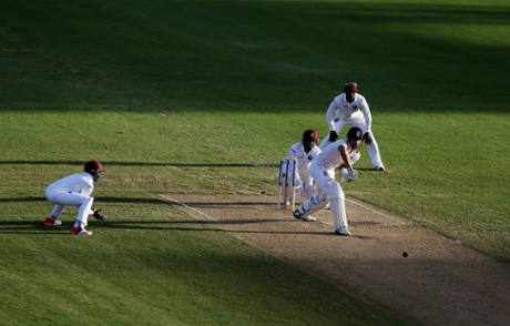 Nice light for photographs but less so for cricket.