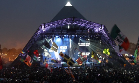 Pyramid stage Glastonbury