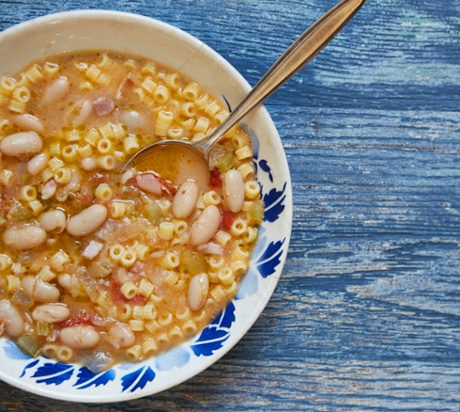 pasta and beans (pasta e fagioli)