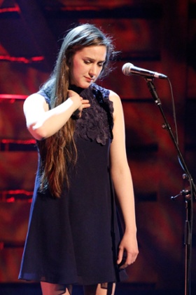 BBC Radio 2 Folk Awards 2015 winner Josienne Clarke.