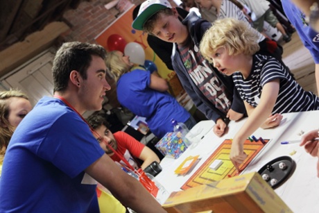 A kids' events at the Museum of Science and Industry.