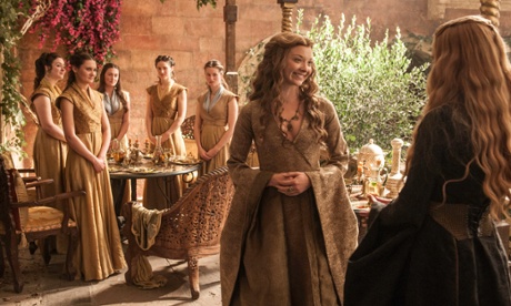 Natalie Dormer as Margaery Tyrell and Lena Headey as Cersei Lannister.