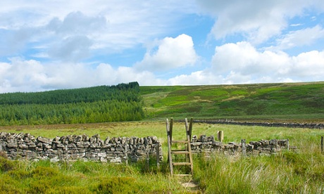The Pennine Way near Bellingham, Northumberland National Park.