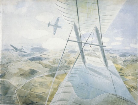 Arial Combat … Ravlious's Hurricane in Flight