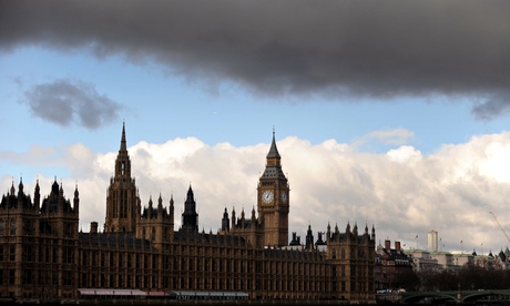 storm clouds over parliament