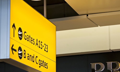 Heathrow departure lounge
