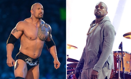 The Rock and Kanye West