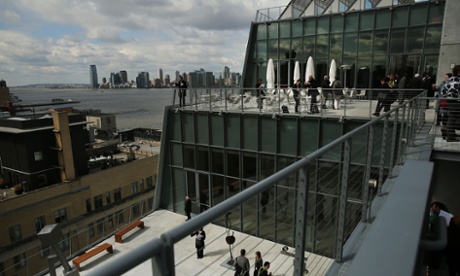 The view from the Whitney's terraces.