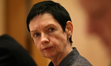 Carol Mills appearing at a Senate Estimates into Finance and Public Administration 