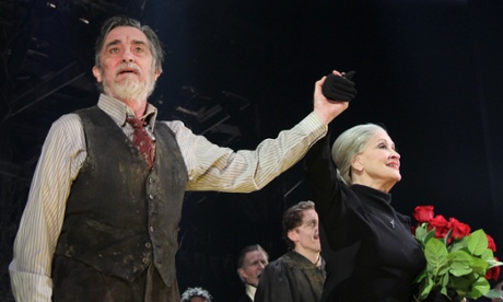 The Visit: Roger Rees and Chita Rivera at the musical's opening night on Broadway.