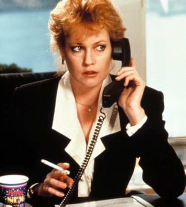 Melanie Griffith in Working Girl.