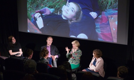 Guardian Film Show (l-r) Rebecca Nicholson, Peter Bradshaw, Carol Morley and Catherine Shoard