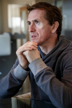 Tony McCoy poses for a portrait at his home in Lambourn.