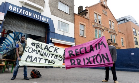 Brixton anti gentrification protest.