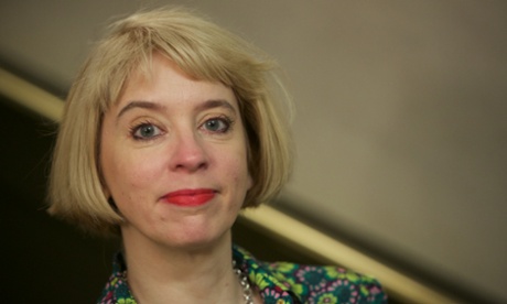Carol Morley ahead of the Guardian Film Show Live, 22 April 2015, Prince Charles cinema, London.