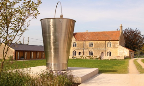 Durslade Farm at Hauser and Wirth, Somerset, where the contemporary art on display has included a 16-feet-tall milk pail by artist Subodh Gupta.