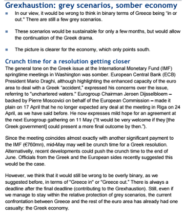 BoA/ML note on Greece