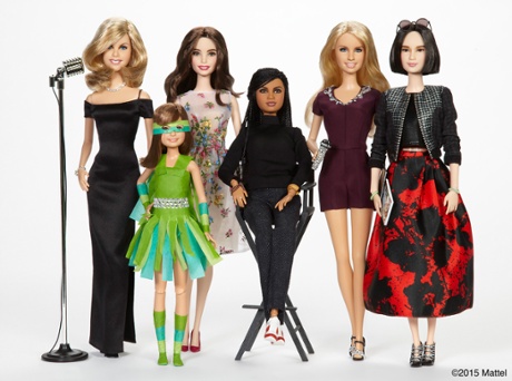 Trisha Yearwood, Sydney “Mayhem” Keiser, Emmy Rossum, Ava DuVernay, Kristin Chenoweth and Eva Chen Barbie dolls