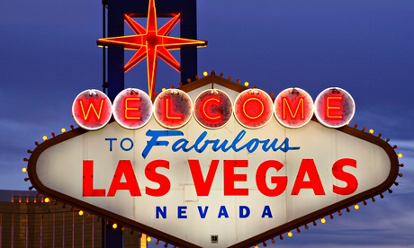 The iconic Las Vegas sign.