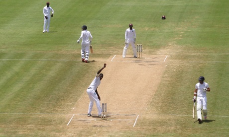 James Anderson run out by Jason Holder.