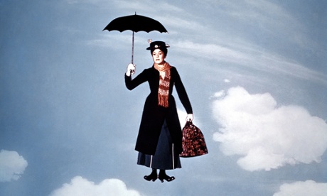 Julie Andrews as Mary Poppins in the film adaptation