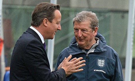 David Cameron and Roy Hodgson