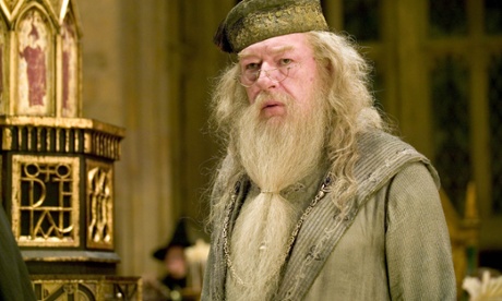 Michael Gambon as Professor Dumbledore in the film adaptation of Harry Potter and the Goblet of Fire