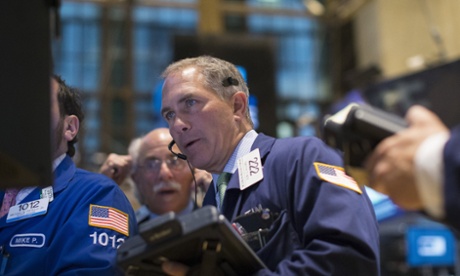 Traders on the New York Stock Exchange.