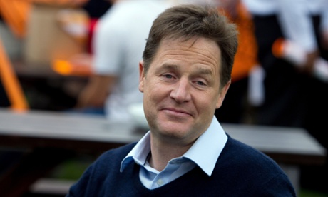 Liberal Democrat leader Nick Clegg.