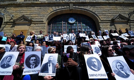 Activists pictures victims