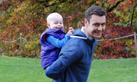 Steffi and Julian Colborne-Baber: she has had leukaemia treatment at London's Royal Marsden hospital.