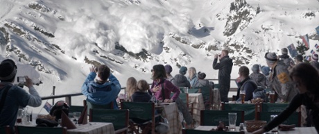 The moment that the threat of an avalanche changed Tomas’s life in Force Majeure.