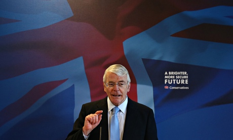 Former Prime Minister Sir John Major Joins The Election Campaign