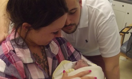 Jess Evans and Mike Houlston  with Teddy.