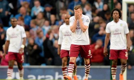 The Villa players can't believe it.
