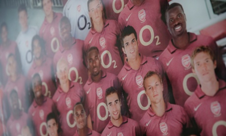 A young Cesc Fabregas and friends.