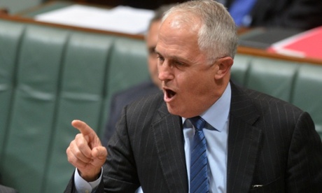 Malcolm Turnbull during question time