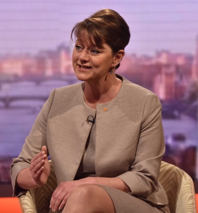Leanne Wood appearing on The Andrew Marr Show