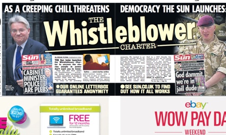 The Sun's 'whistleblowers' charter'