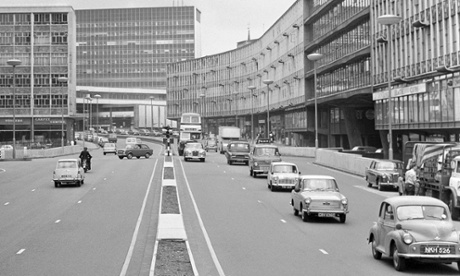 Smallbrook Ringway, part of Birmingham’s original, road-dominated Bull Ring shopping centre.