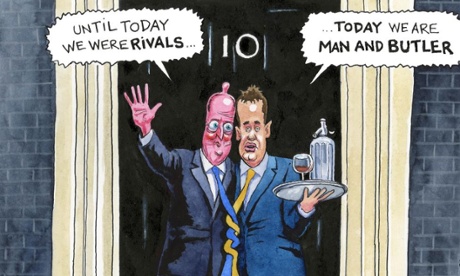 Steve Bell on Cameron and Clegg